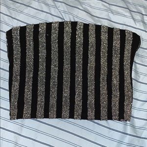 Striped tube top